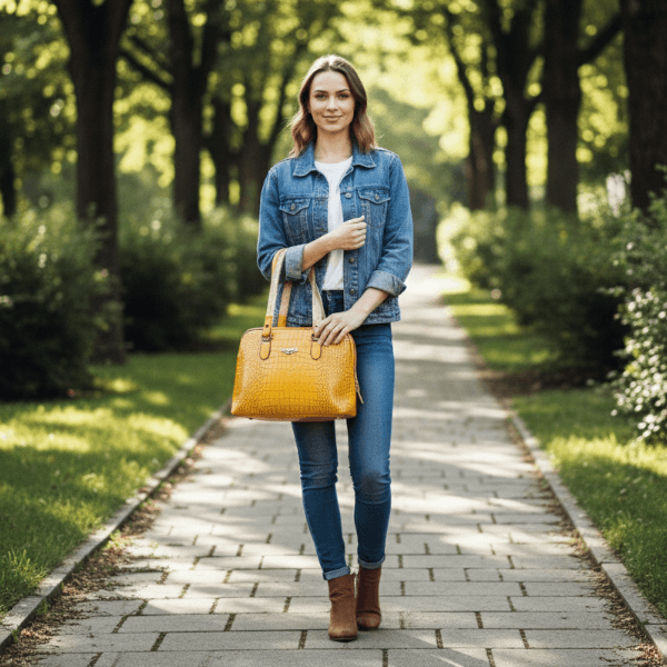 Womens Bag Three Compartments | Brown | 514g