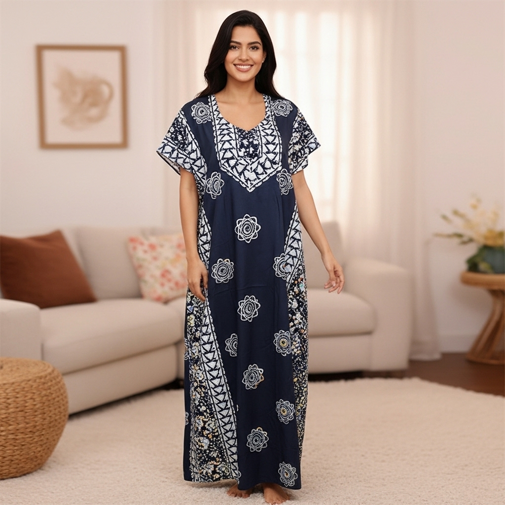 Nightgown | Blue (Size: 2XL)