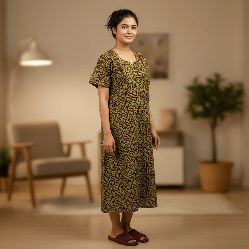 Nightgown | Size: Free (Green)