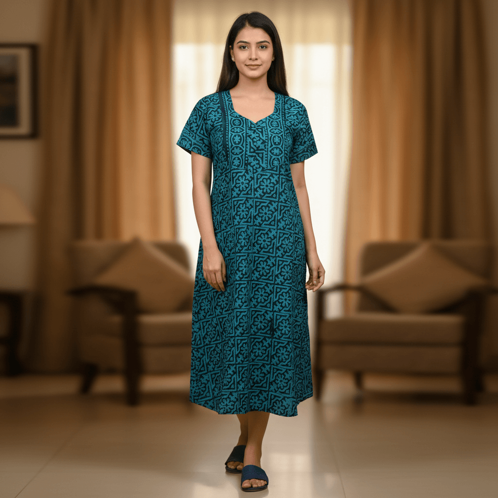 Nightgown | Size: Free (Blue)