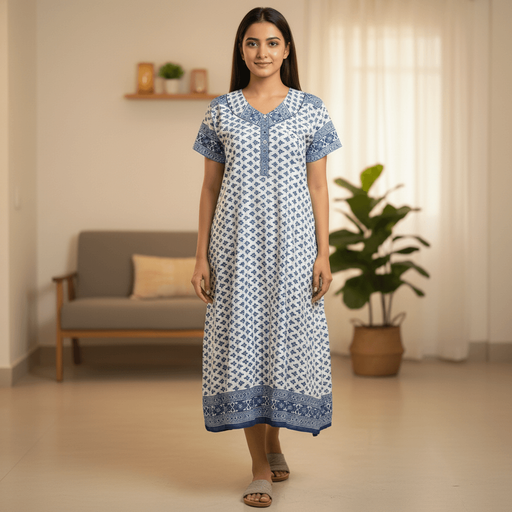 Nightgown | Size: Midi (Blue)