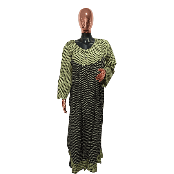 Rayon Nightgown | Size: L (Green)