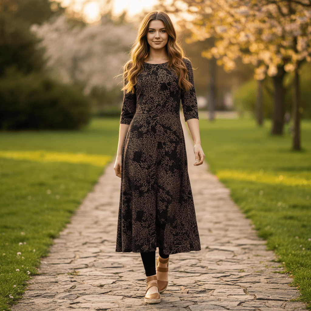 Ladies Gown | Brown | 2XL