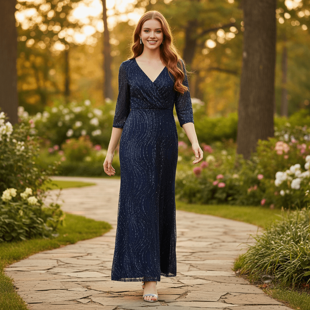 Ladies Gown | Blue | 2XL