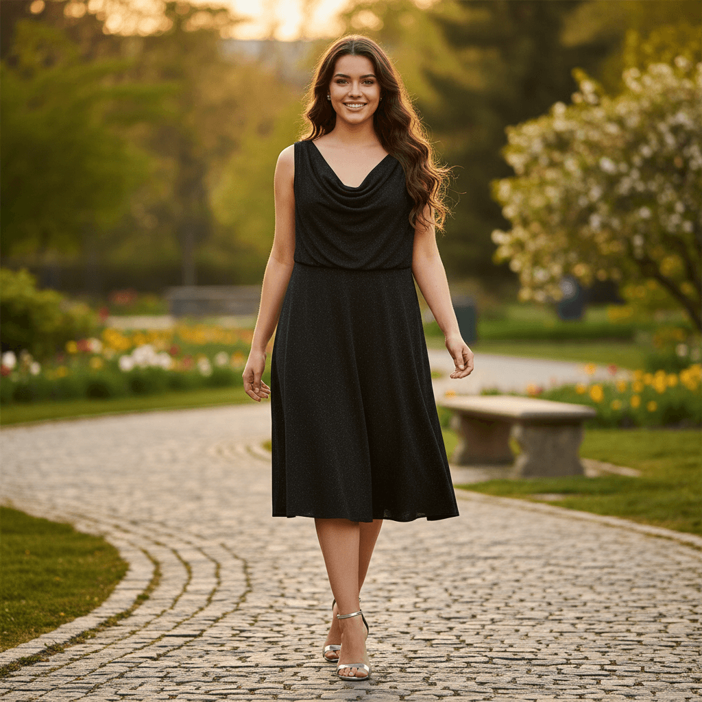 Ladies Gown | Black | 3XL