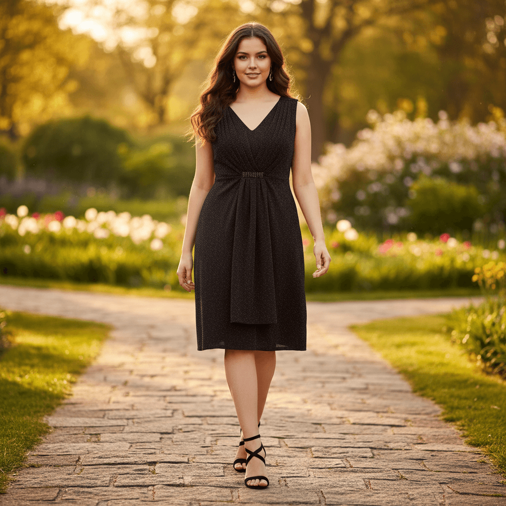 Ladies Gown | Black | 3XL |