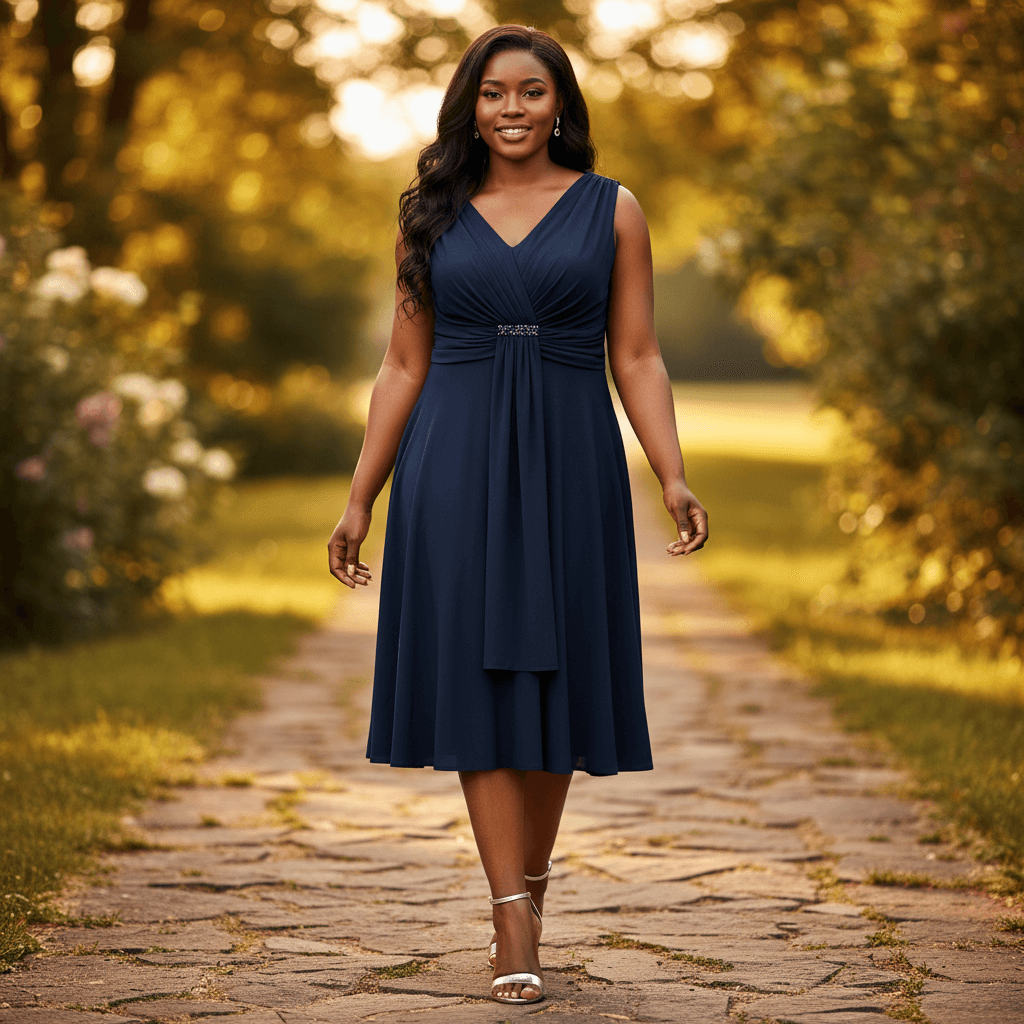 Ladies Gown | Blue | 5XL |