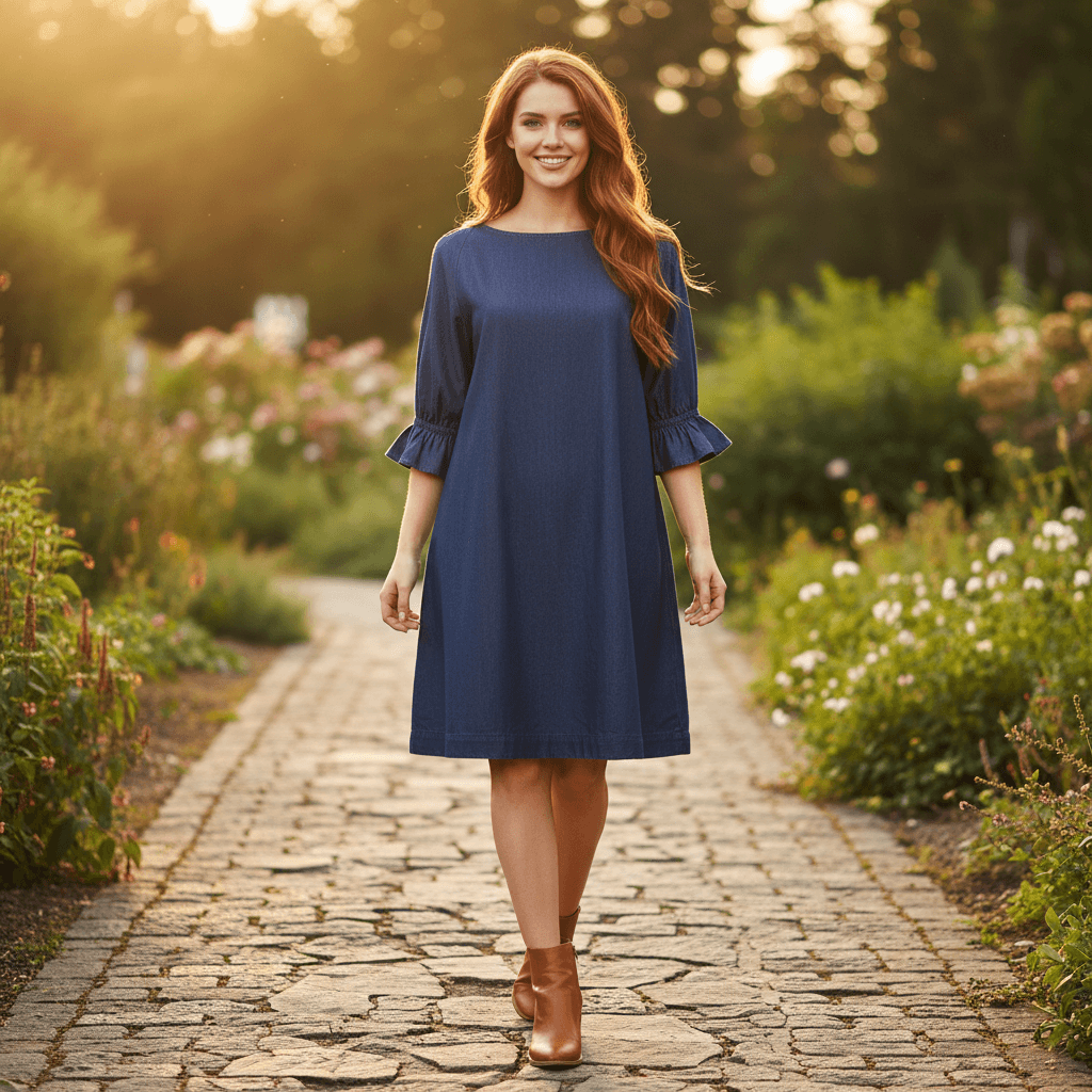 Ladies Gown | Blue | XL