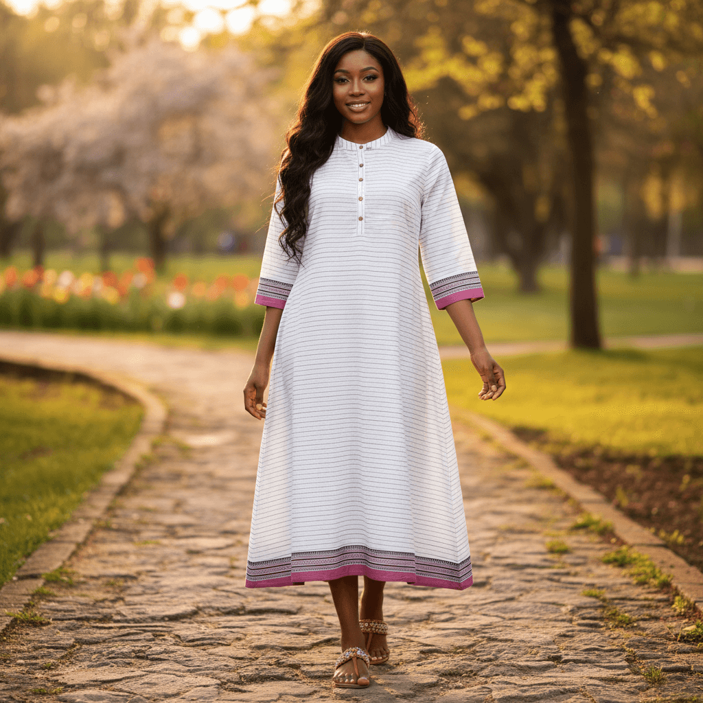 Ladies Gown | White | XL