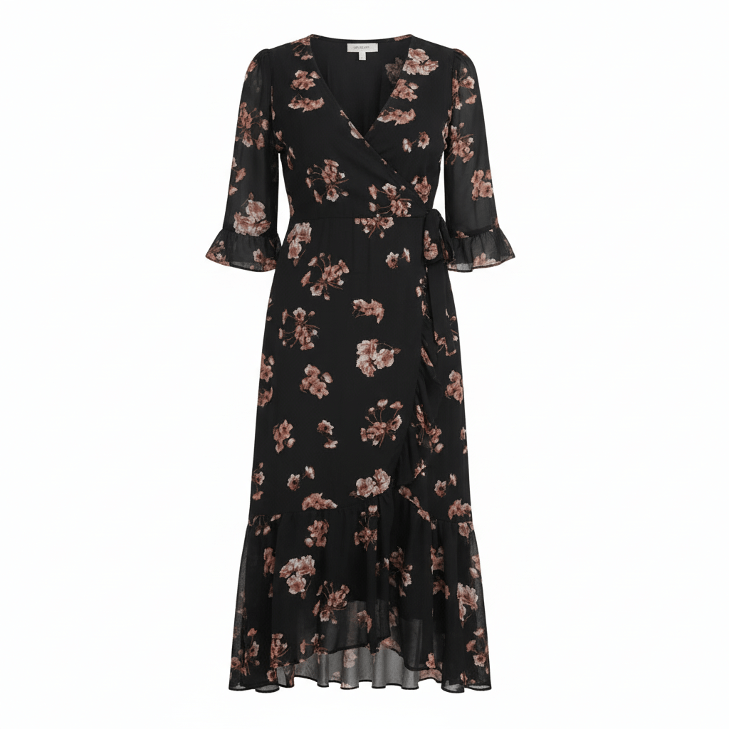 Ladies Gown | Black | 2XL 