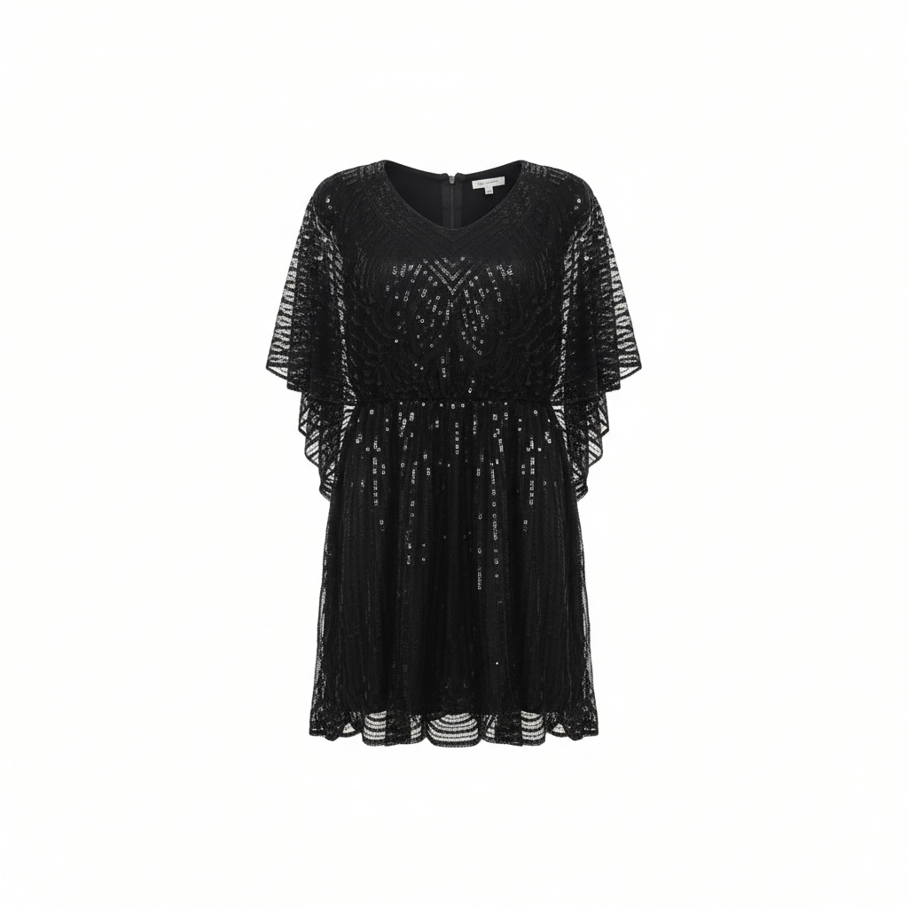 Ladies Gown | Black | Free Size