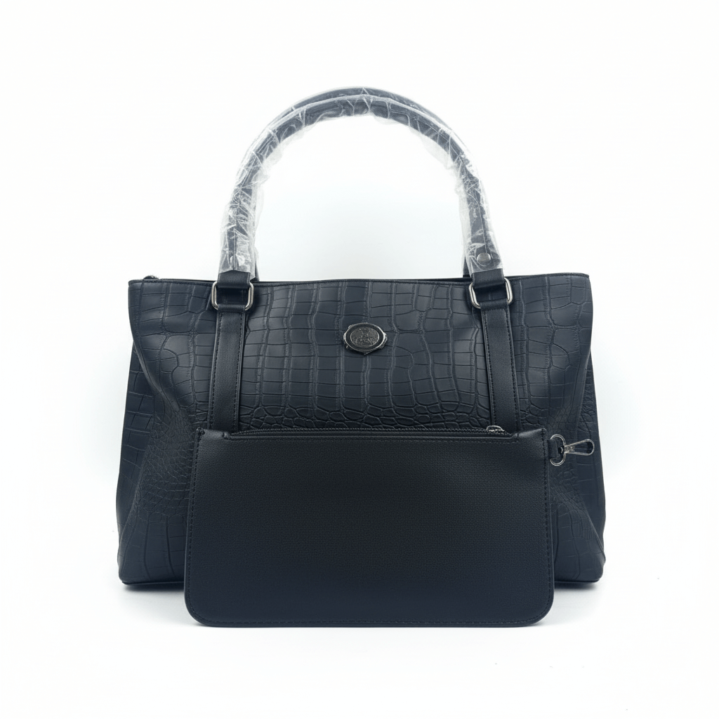 Womens Bag Three compartments with a purse | Peach