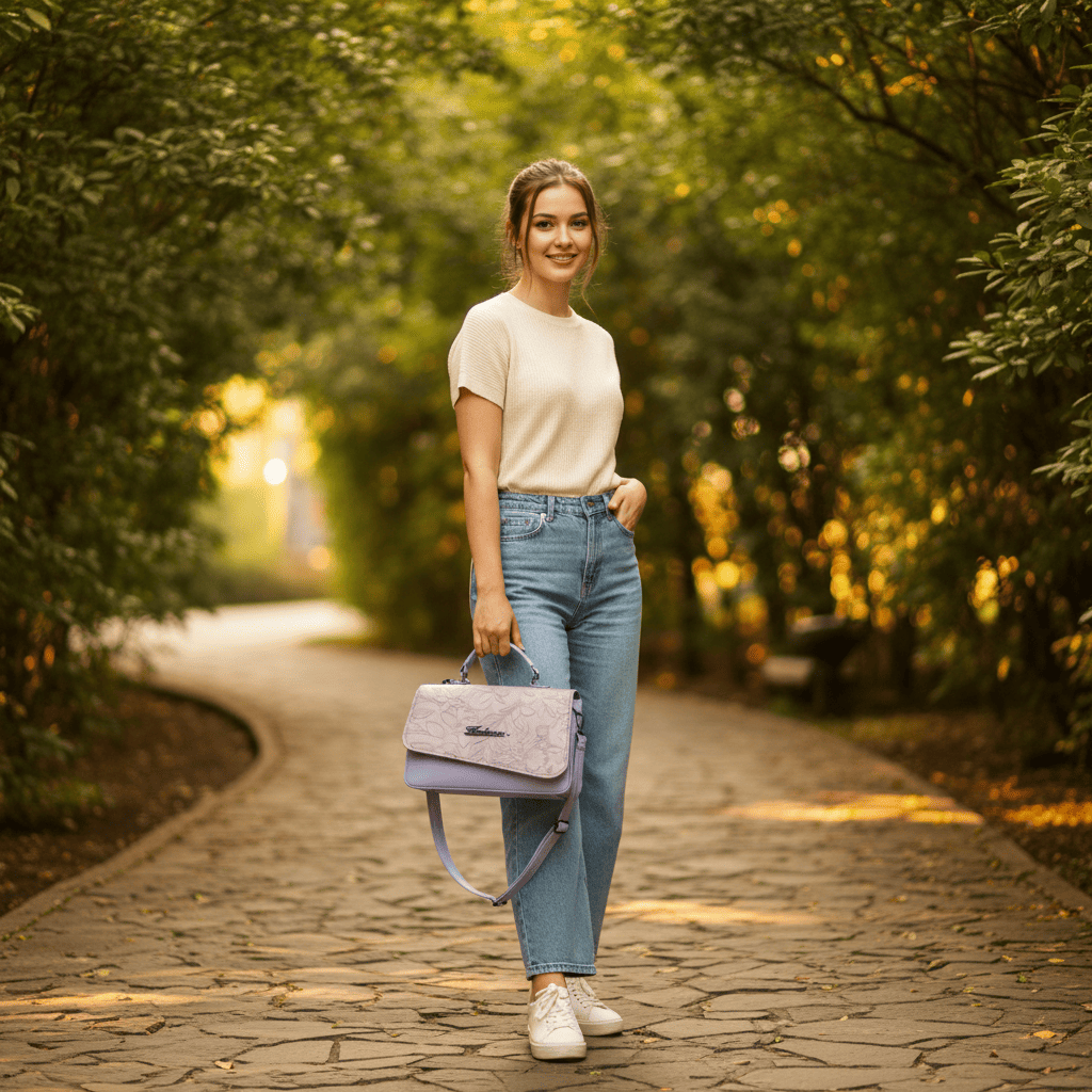 Womens Bag One compartment | Purple