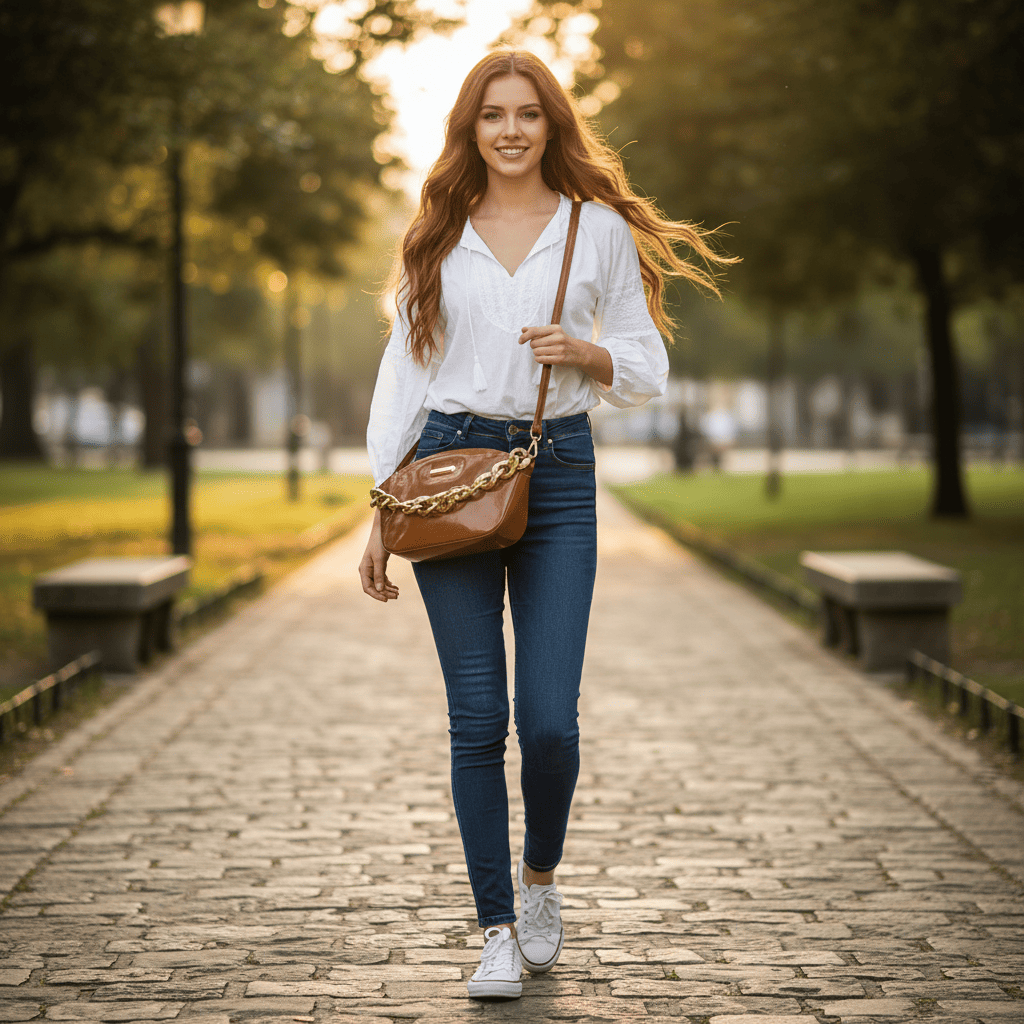 Womens Bag One compartment | Brown | 262g