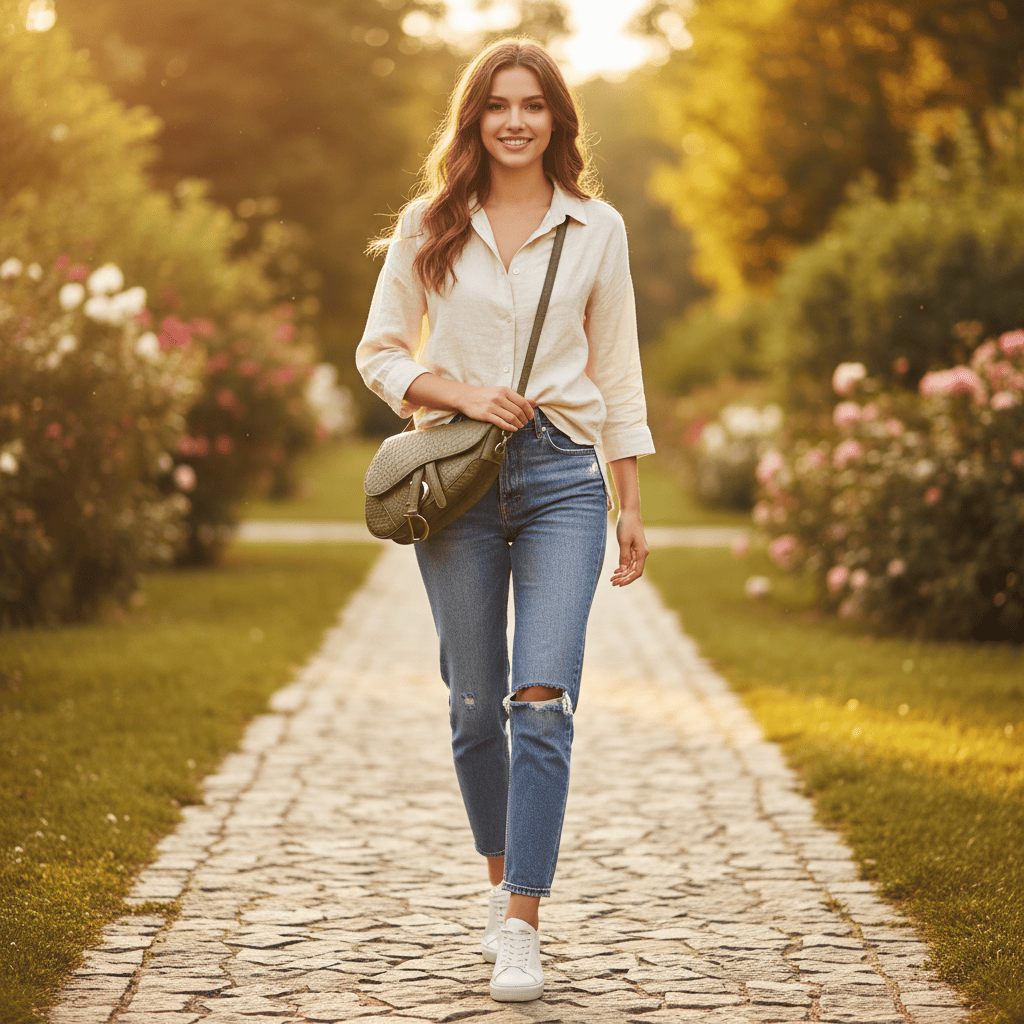 Womens Bag One compartment | Army Green | 426g