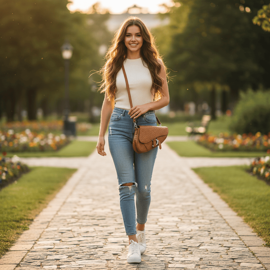 Womens Bag One compartment | Brown | 426g