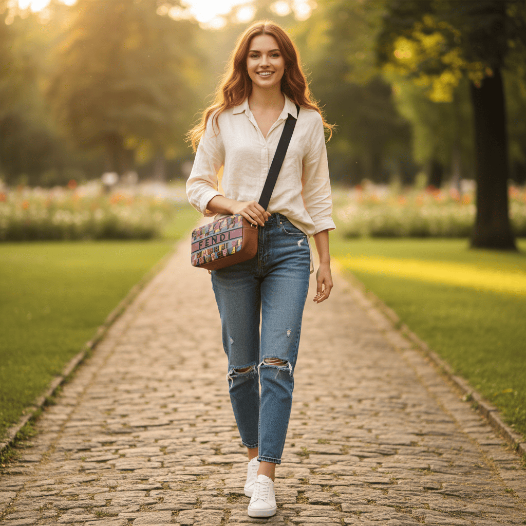 Womens Bag Two Compartments | Pink | 288g