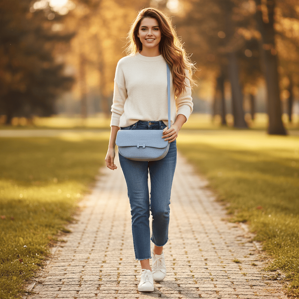 Womens Bag One compartment | Blue | 392g