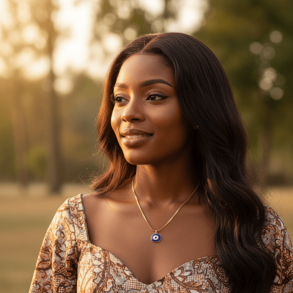 Women Fashion The Eveil Eyes Circle Shape 