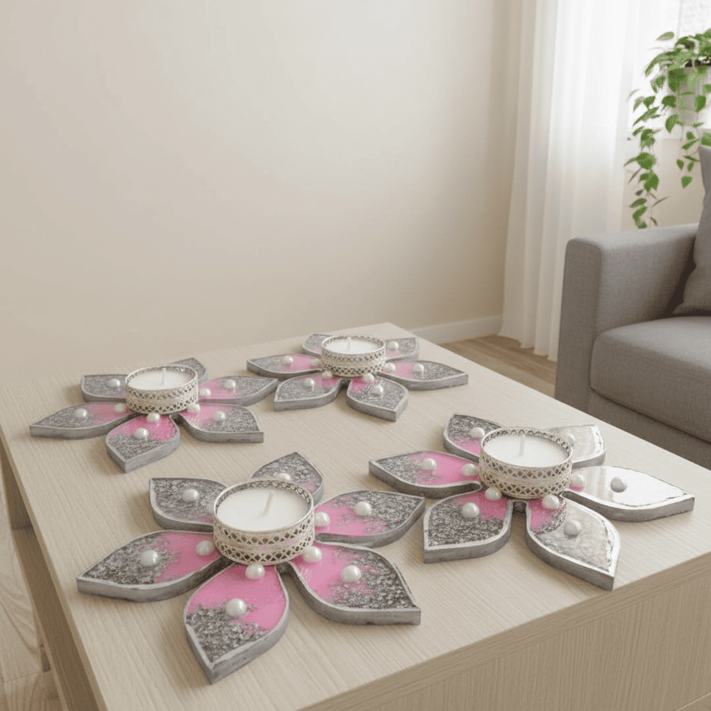 Tea Light Candle Holders Set of Two | 200g