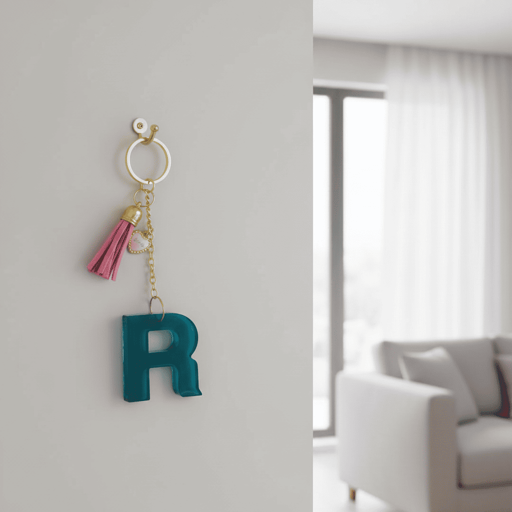 Initials key holder