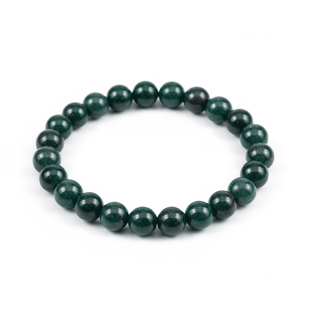 Green Jade (Stone of Heaven) Bracelet ( Comes With Certificate in a  Gift Box)