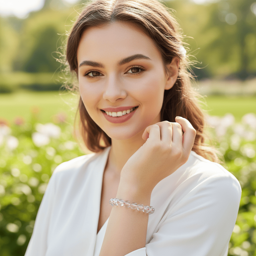 Smoky Quartz Crystal Braclet