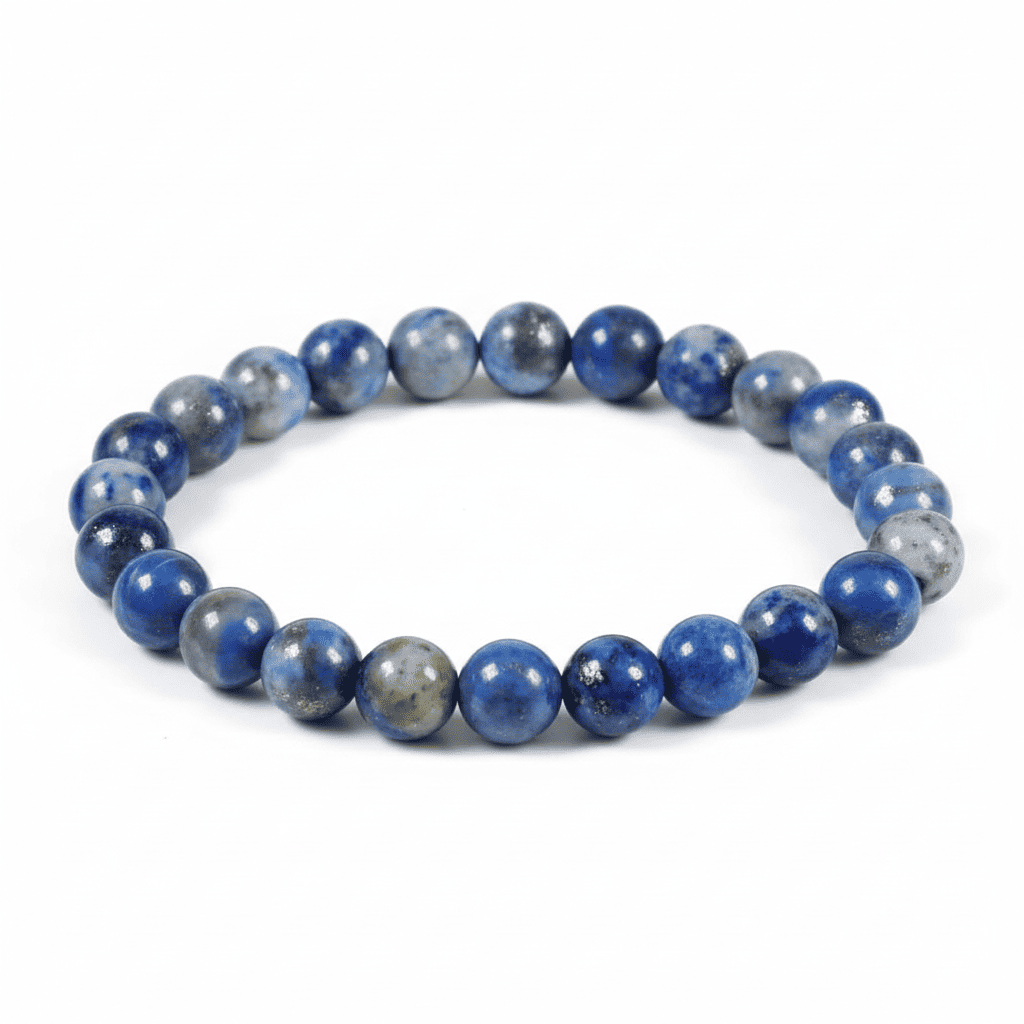 Lapis Lazuli Crystal Bracelet ( Comes With Certificate in a  Gift Box)