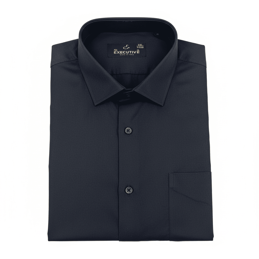 Navy Blue Plain Shirt | Size: XXL | ID Code: EF-40-18