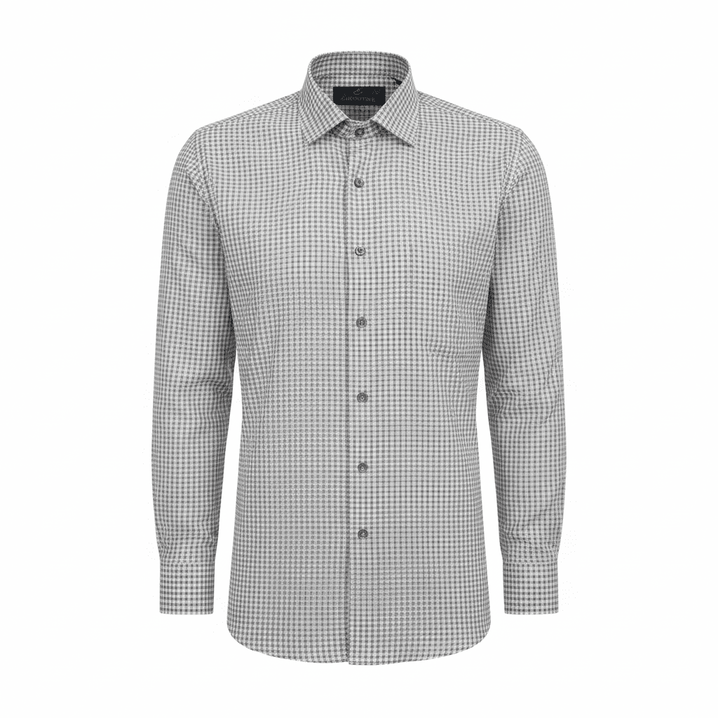 Beige Patterned Shirt | Size: 3XL |  ID Code: EF-40-6