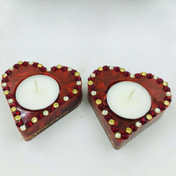 Tea Light Candle Holders Set of Two | 73g
