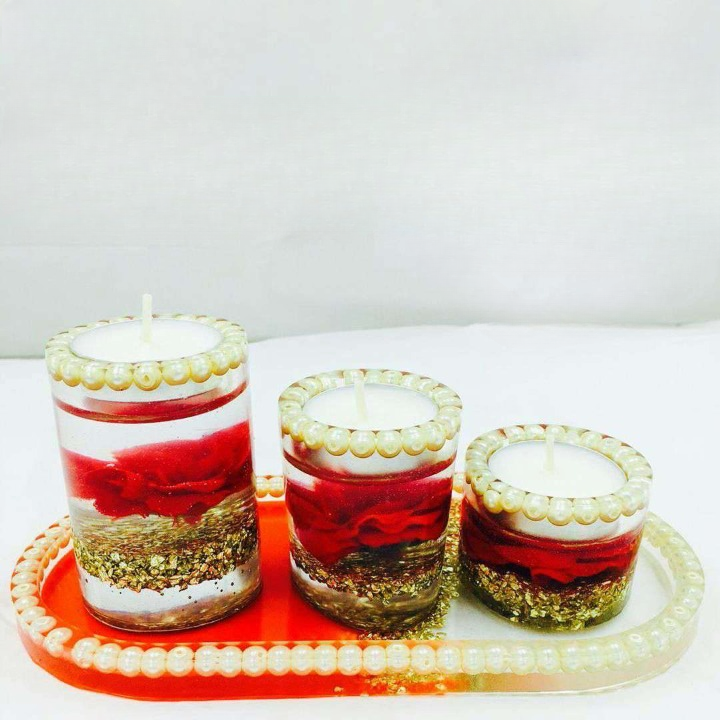 Tea Light Candle Holders Set of Two | 550g