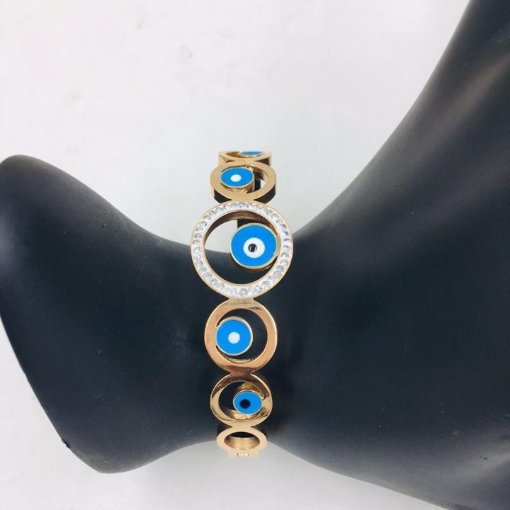 Evil Eye Bracelet Gold Colour (20g)
