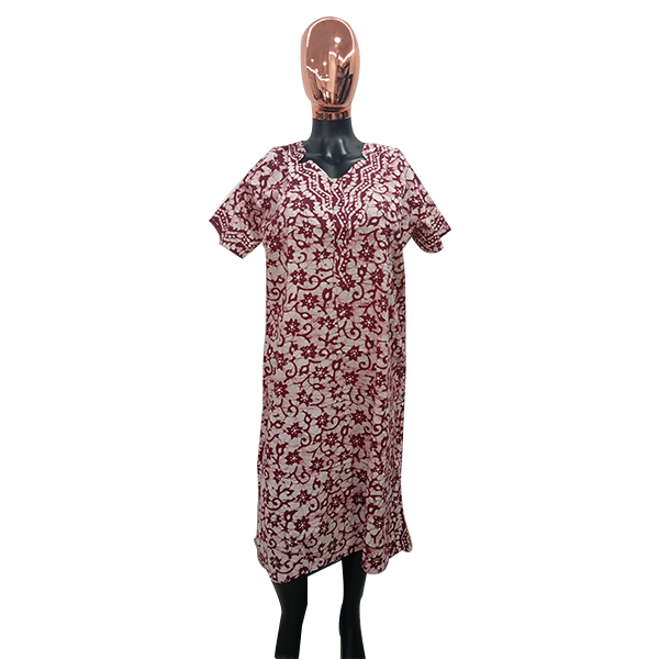 Nightgown | Size: Midi (Maroon)