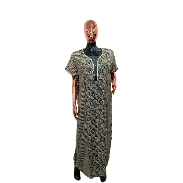 Rayon Nightgown | Size: Free (Fern Green)