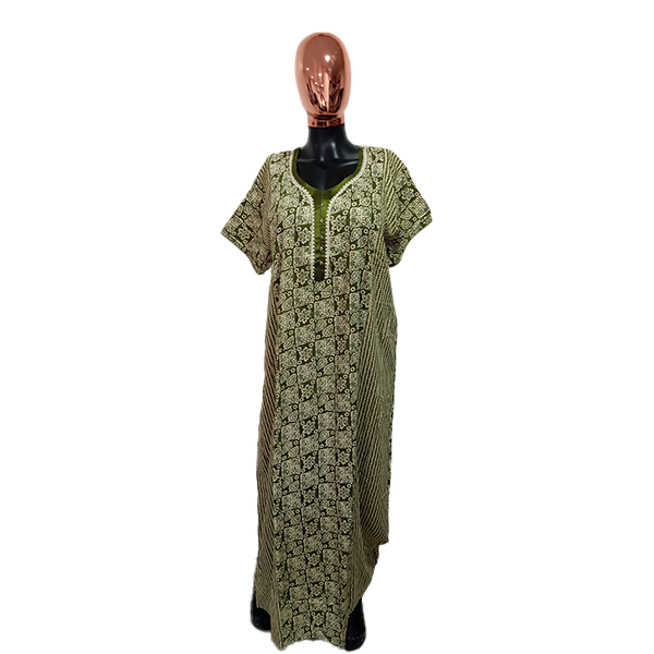 Rayon Nightgown | Size: Free (Mint Green)