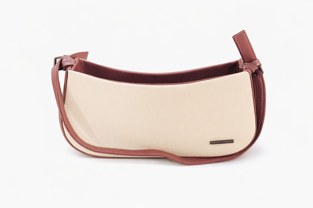 crescent shaped shoulder bag (PURPLE) | QC-51-3