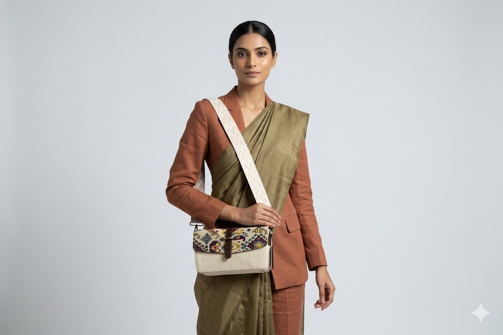 Women Crossbody Bag (Nude) | QC-51-1