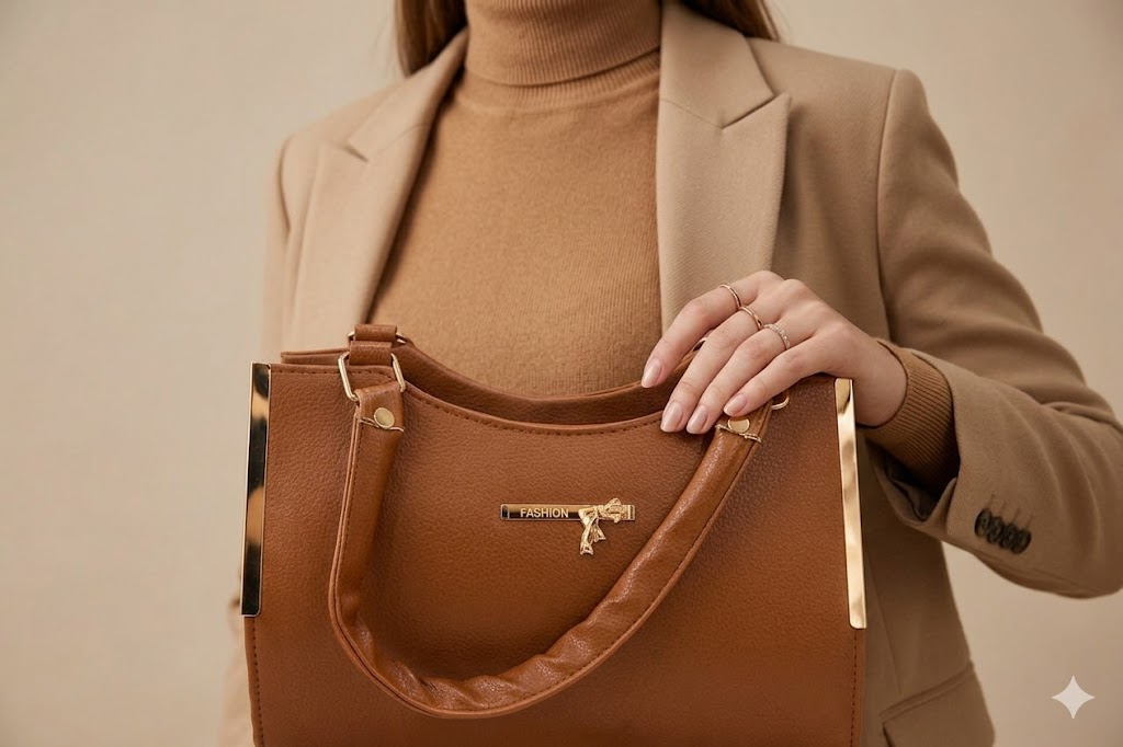 Women handbag (Brown) |  QC-51-2