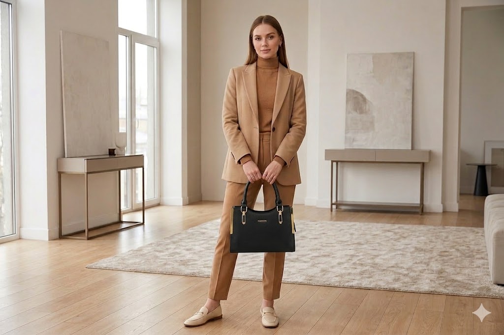 Women strap bag ( BLACK) | QC-51-2